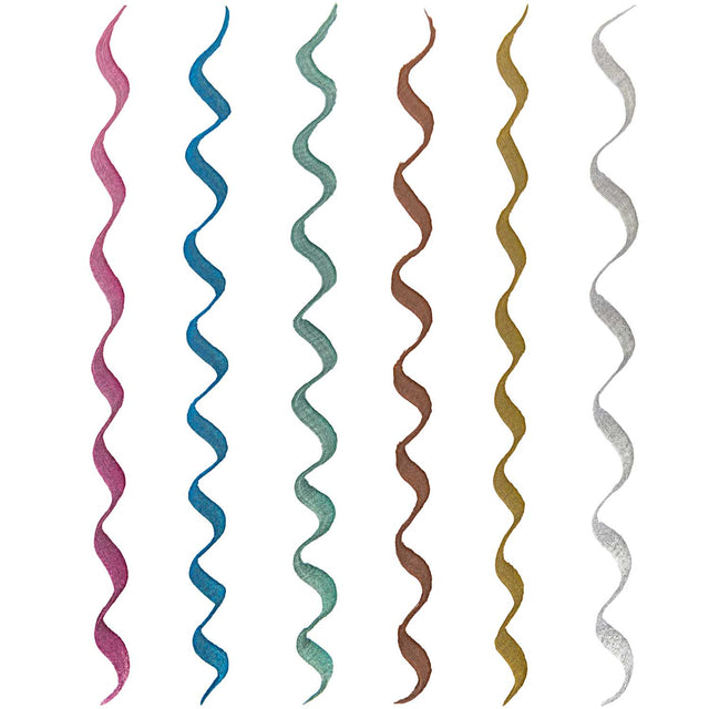 Metallic Brush Pens Set