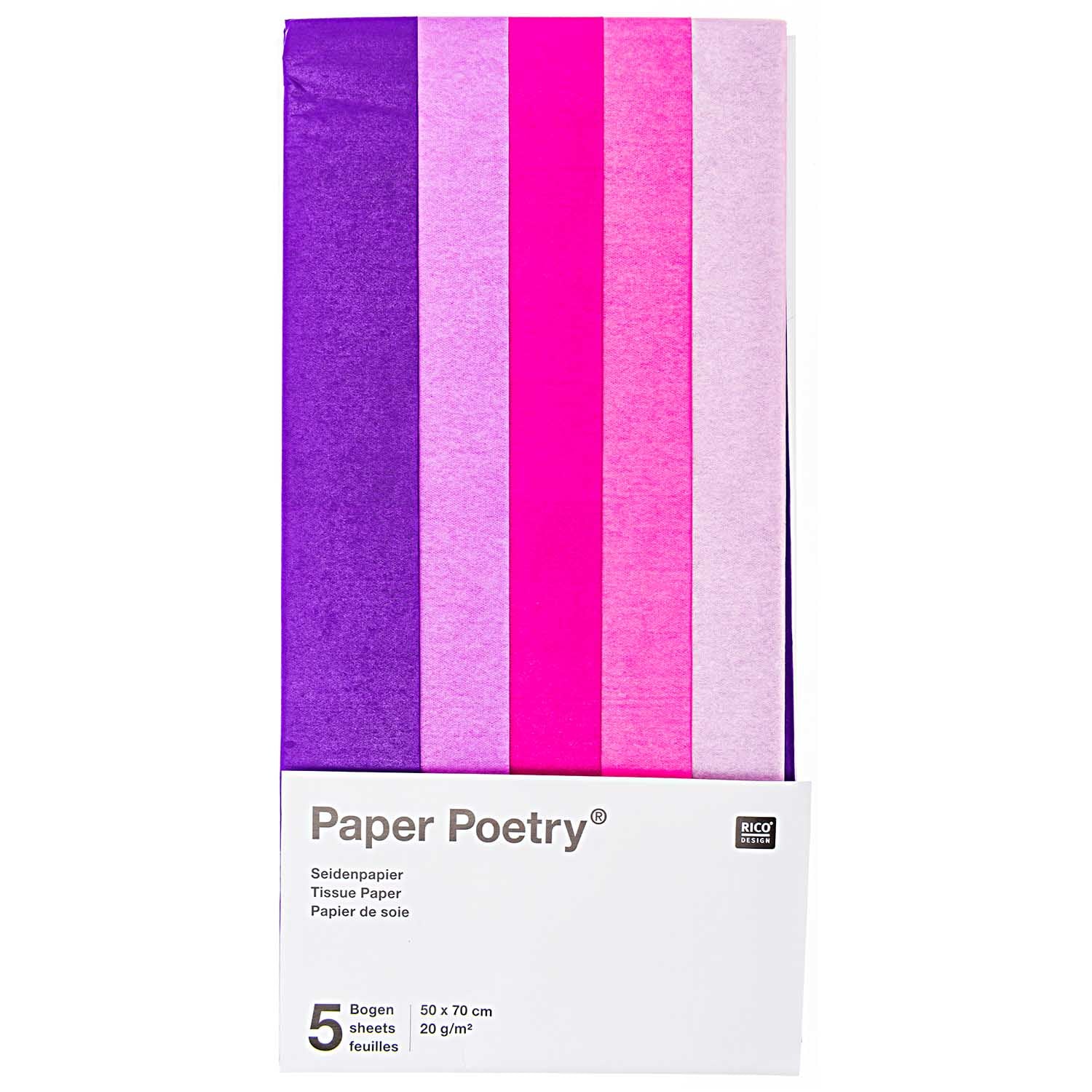 Pink and Purple Tissue Paper