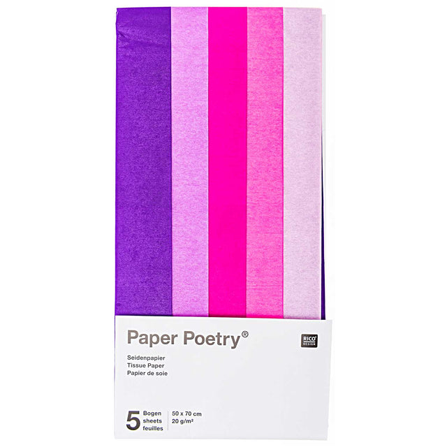 Pink and Purple Tissue Paper