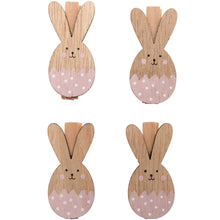 Load image into Gallery viewer, Pink Easter Bunny Egg Decorative Clip