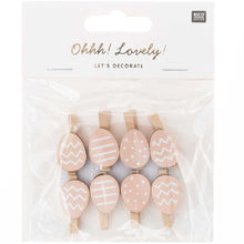Load image into Gallery viewer, Powder Pink Decorative Egg Pegs