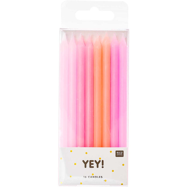 Pink Party Candles