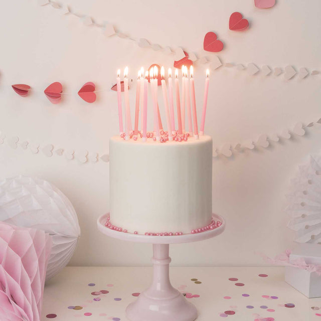 Pink Party Candles