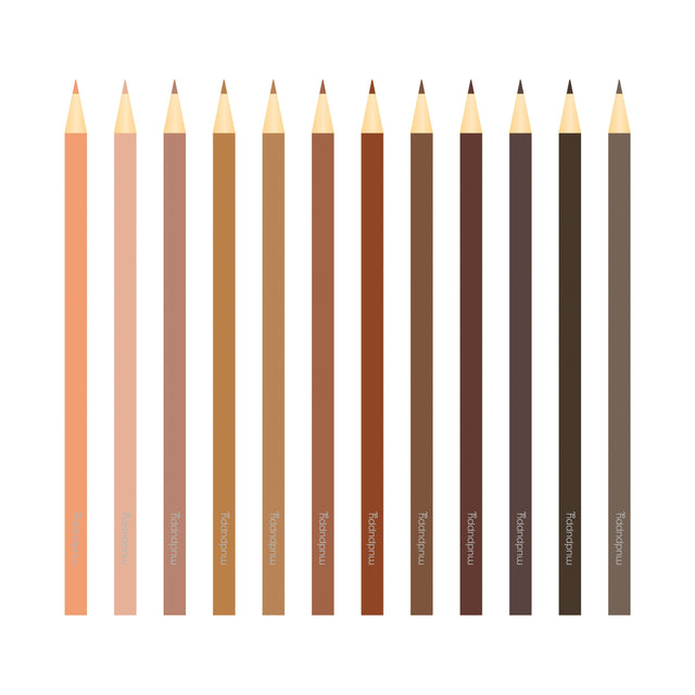 We Are Colorful Skin Tone Pencils