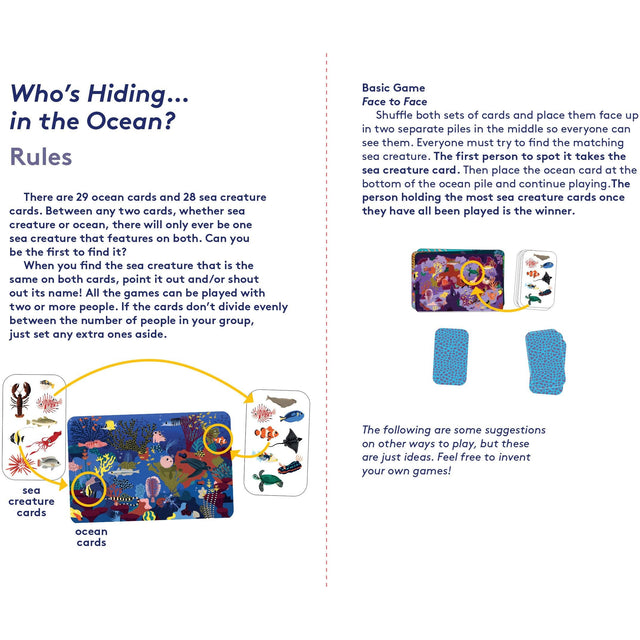 Who's Hiding in the Ocean? Game