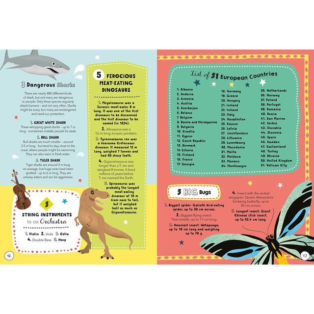 Lists For Curious Kids