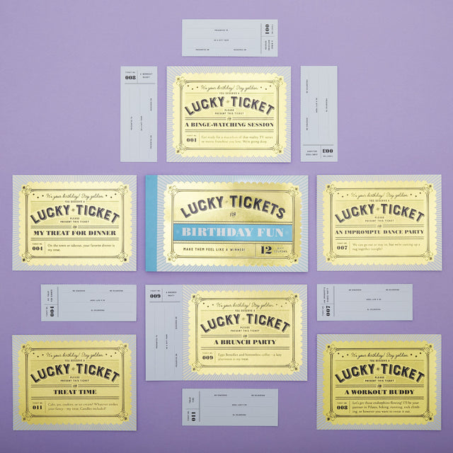 Lucky Tickets For Birthday Fun
