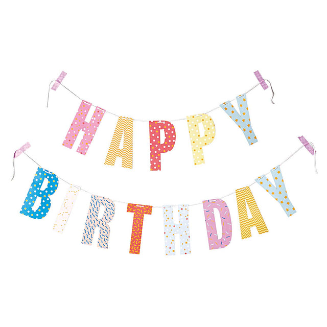 Happy Birthday Bright Garland