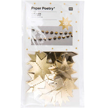 Load image into Gallery viewer, Mini Gold Star Garland