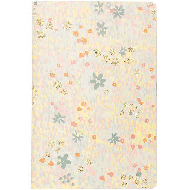 Set of 2 A5 Floral Mix And Polka Dot Notebooks