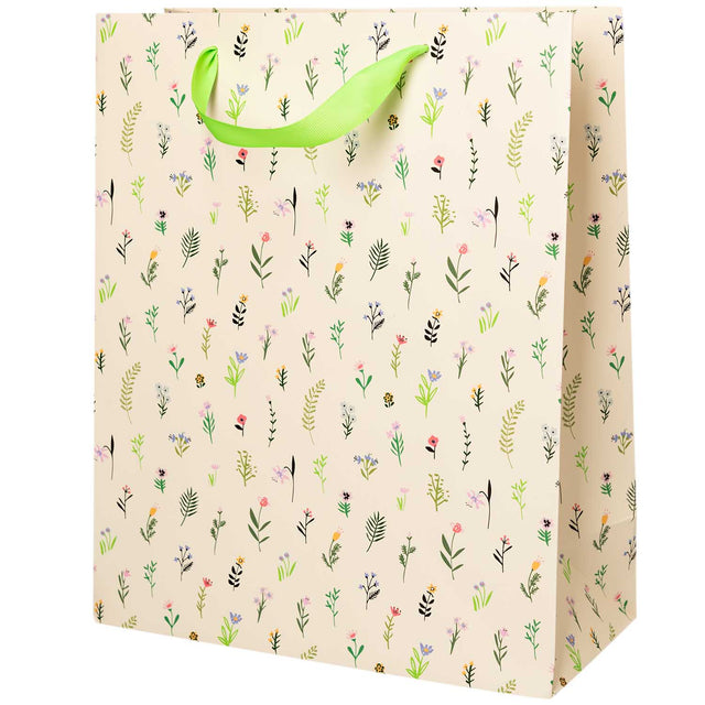 Large Scattered Flowers Gift Bag