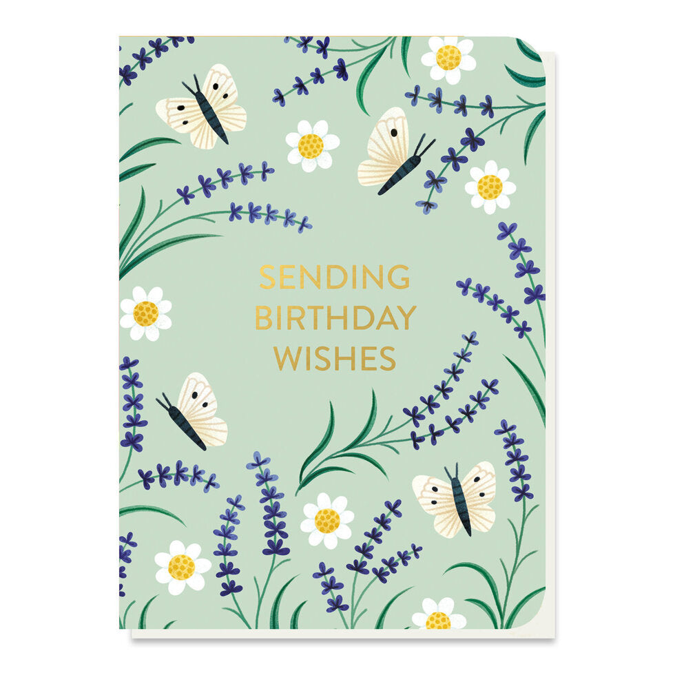 Lavender Seed Stick Birthday Card