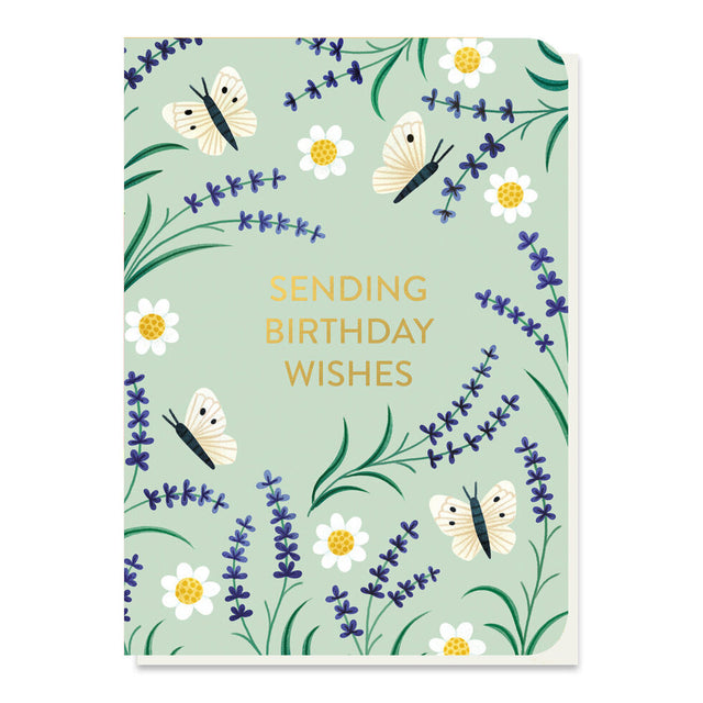 Lavender Seed Stick Birthday Card
