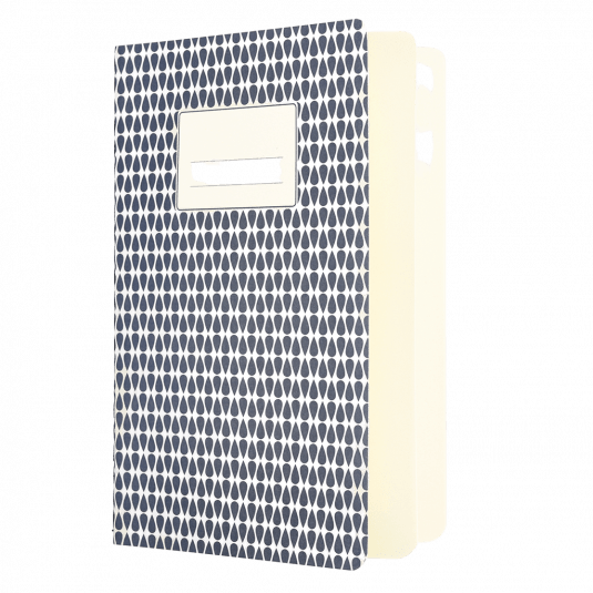 Blue Abstract A5 Notebook