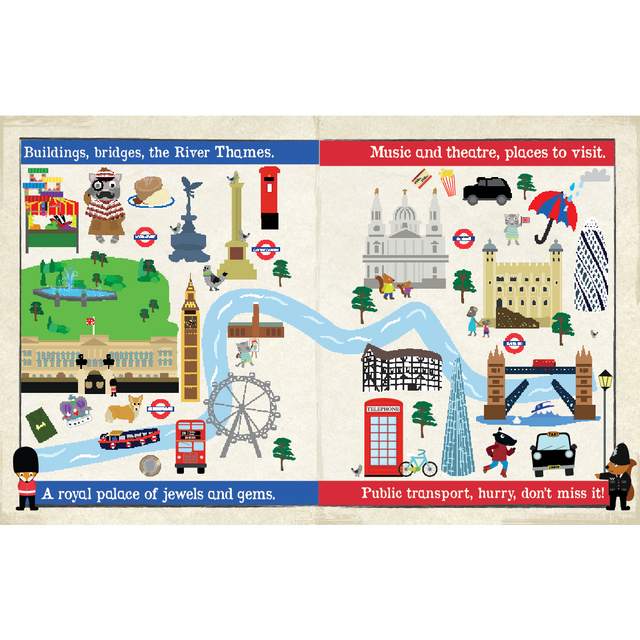 Nursery Times Crinkly Newspaper - A Day In London