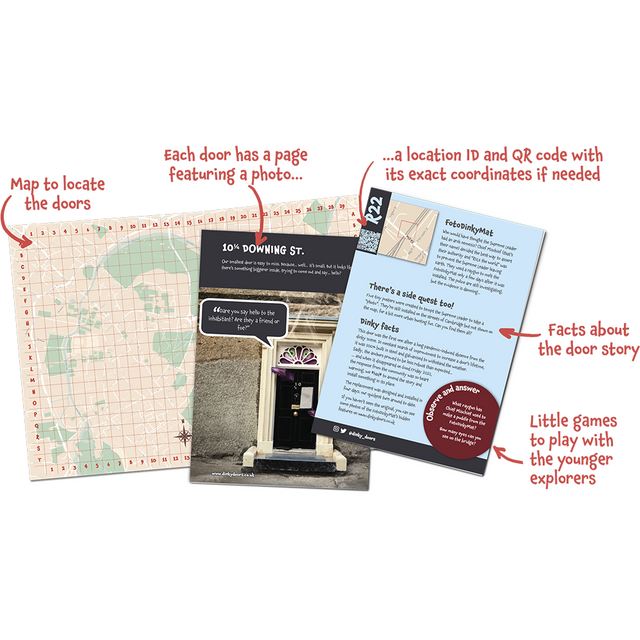 Dinky Door's of Cambridge Map Tour Book