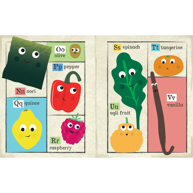 Nursery Times Crinkly Newspaper - Fruit And Veg Alphabet