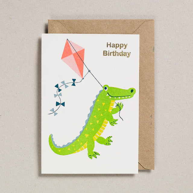 Happy Birthday Croc Card