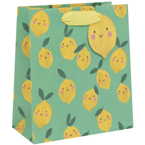 Medium Lively Lemons Gift Bag