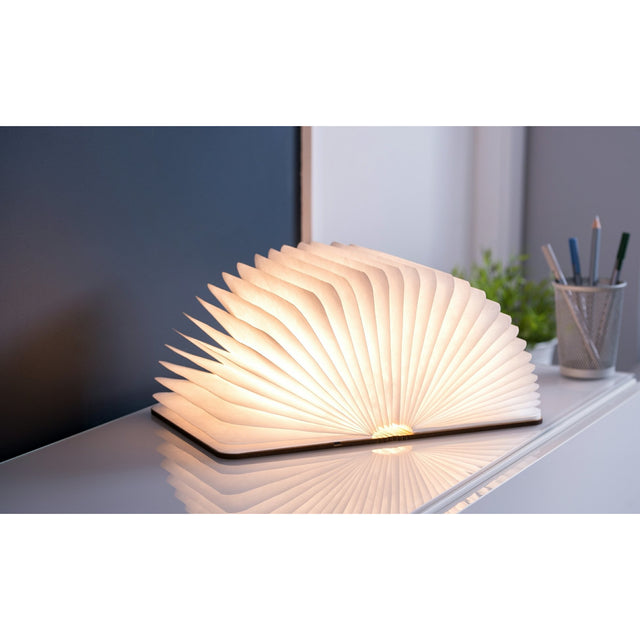 Large Smart Book Light: Maple