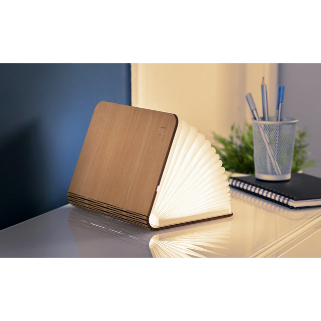 Large Smart Book Light: Maple