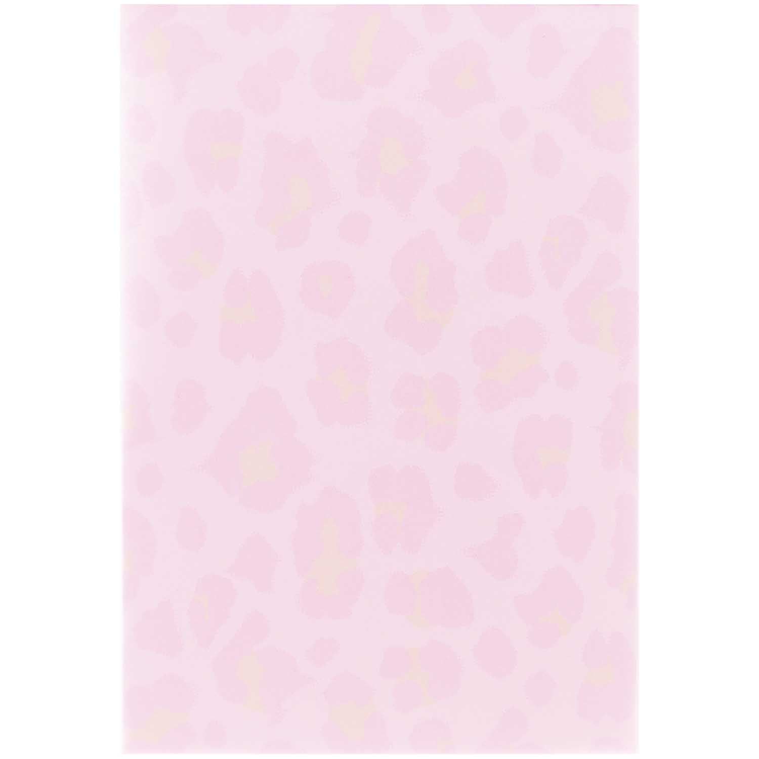Iridescent Pink & Green Leopard Notebook