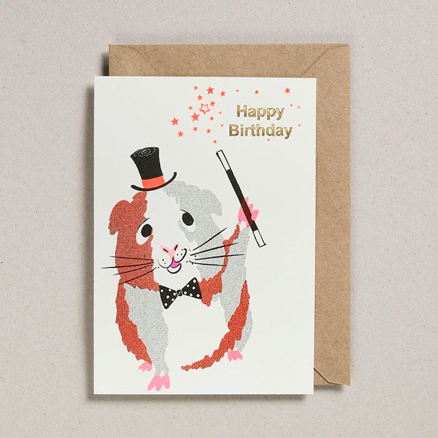Happy Birthday Guinea Pig Card