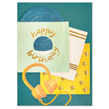 Happy Birthday Records Card