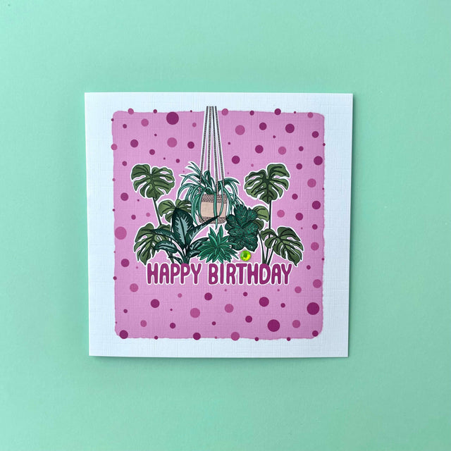 Birthday Plants Card