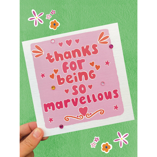 Thanks for being Marvellous card