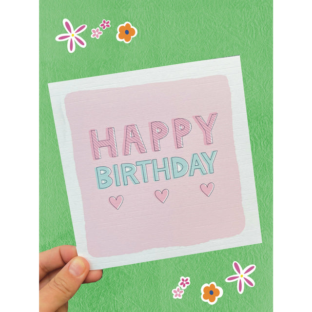 Pastel Happy Birthday Card