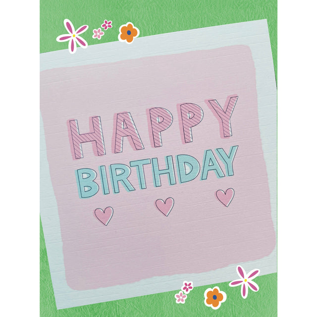 Pastel Happy Birthday Card