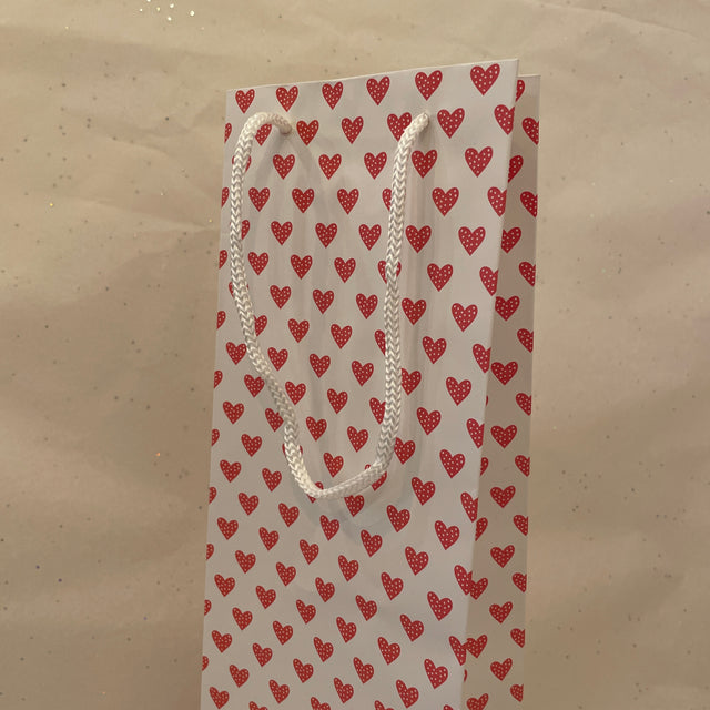 Heart Bottle Gift Bag
