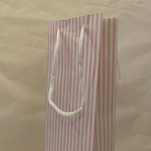 Load image into Gallery viewer, Pink Stripe Bottle Gift Bag