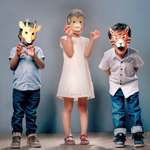 Create Your Own Jungle Animal Masks