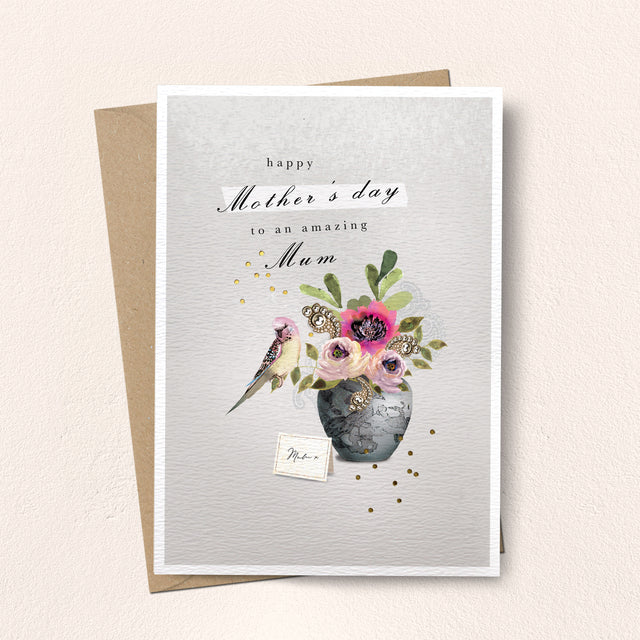 Happy Mother's Day Vase Card