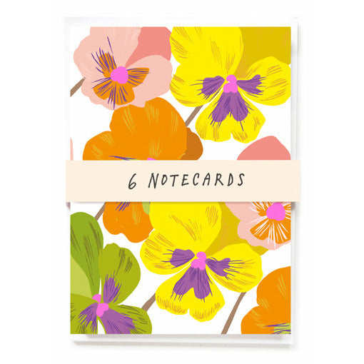 Pansies Notecards