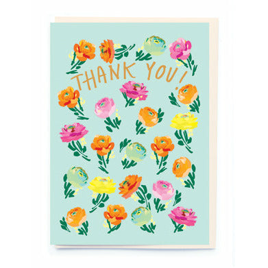 Thank You Ranunculus Card