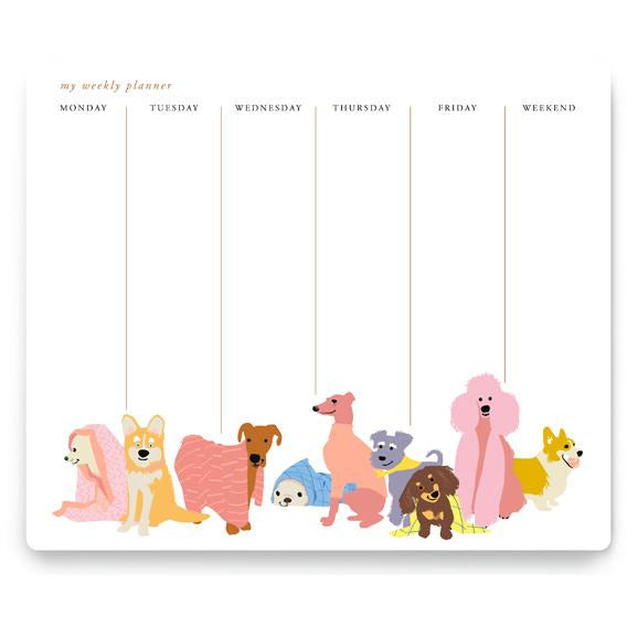 Dog Lovers Weekly Planner