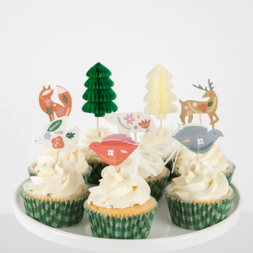 Folk Woodland Cupcake Kit