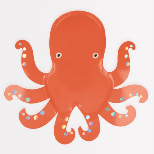 Octopus Paper Plates