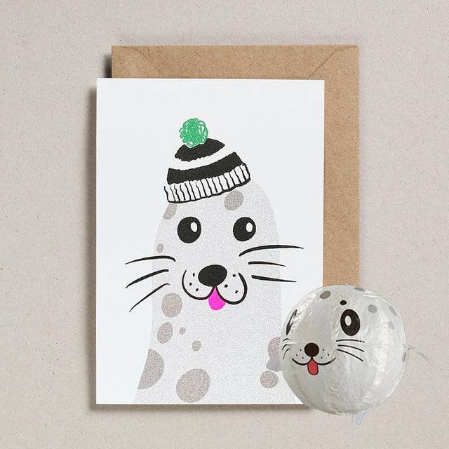 Seal Balloon Card