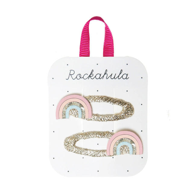 Shimmer Rainbow Hair Clips