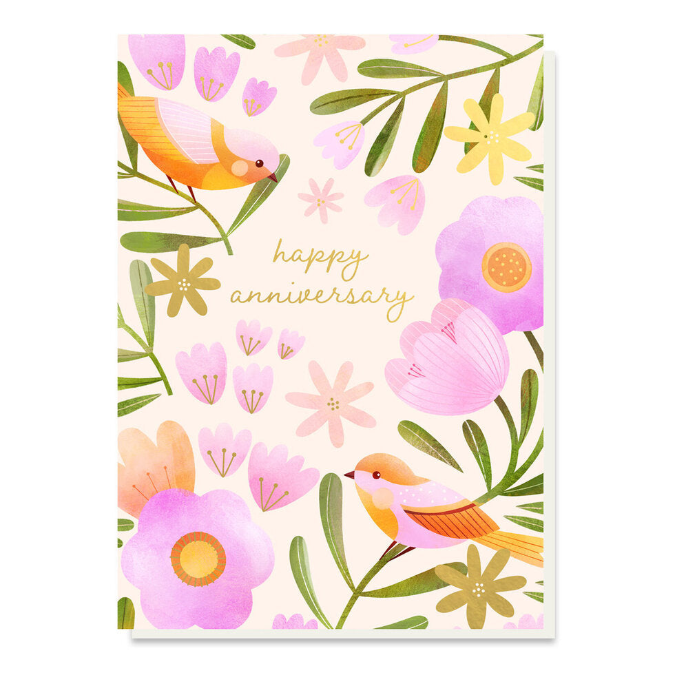 Anniversary Bird Card
