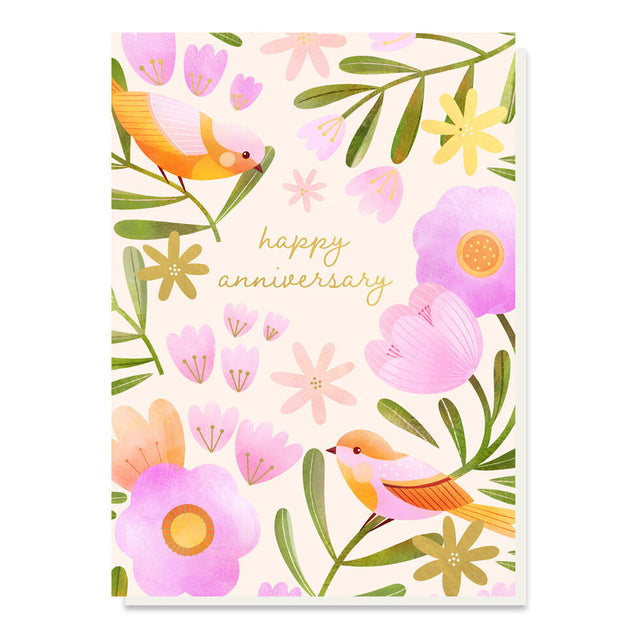 Anniversary Bird Card
