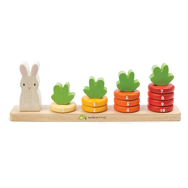 Wooden Counting Carrots