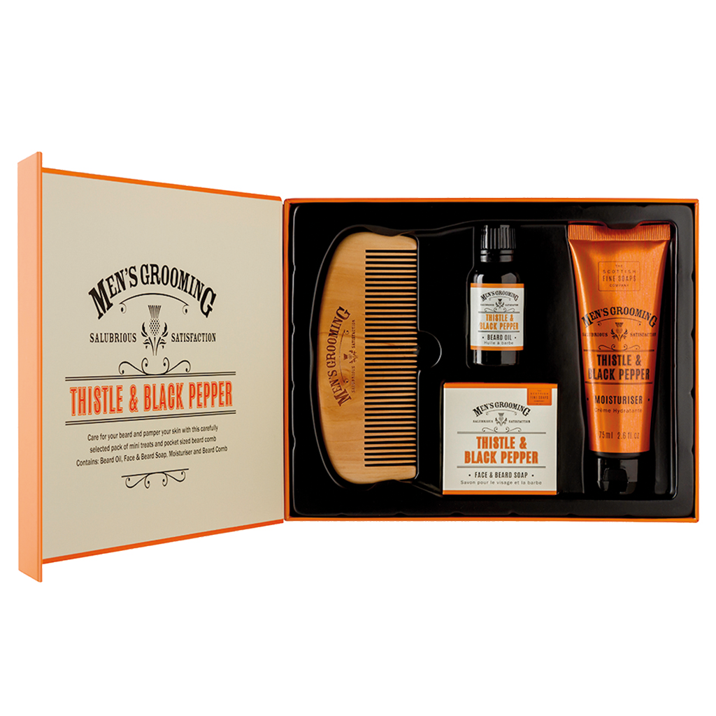 Thistle & Black Pepper Face and Beard Care Kit