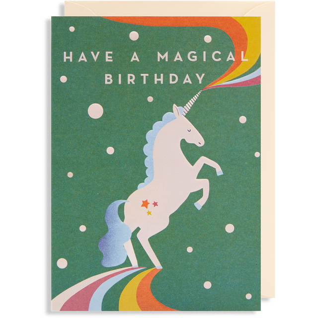 Unicorn Magical Birthday Card