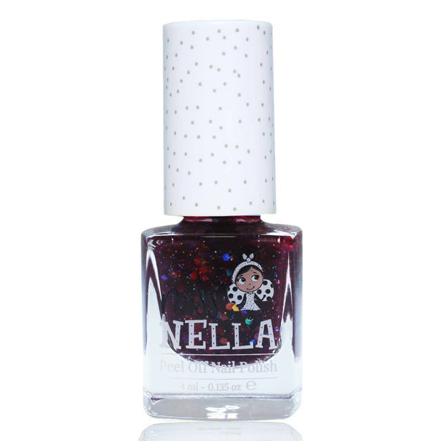 Burgundy Sparkly Kids Nail Polish