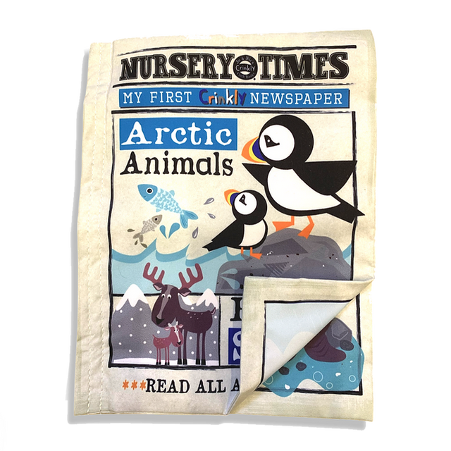 Nursery Times Crinkly Newspaper - Arctic Animals